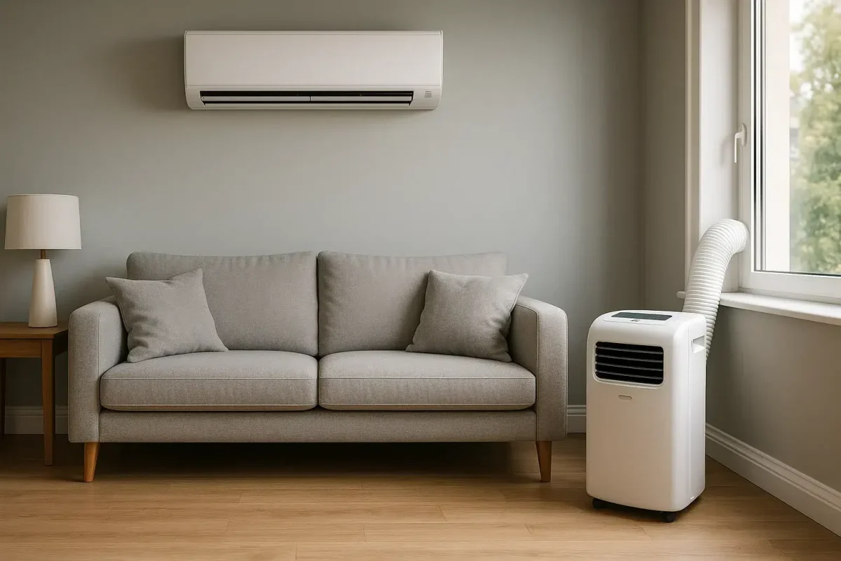 مقایسه کولر گازی پرتابل با دیگر سیستم_های خنک_کننده