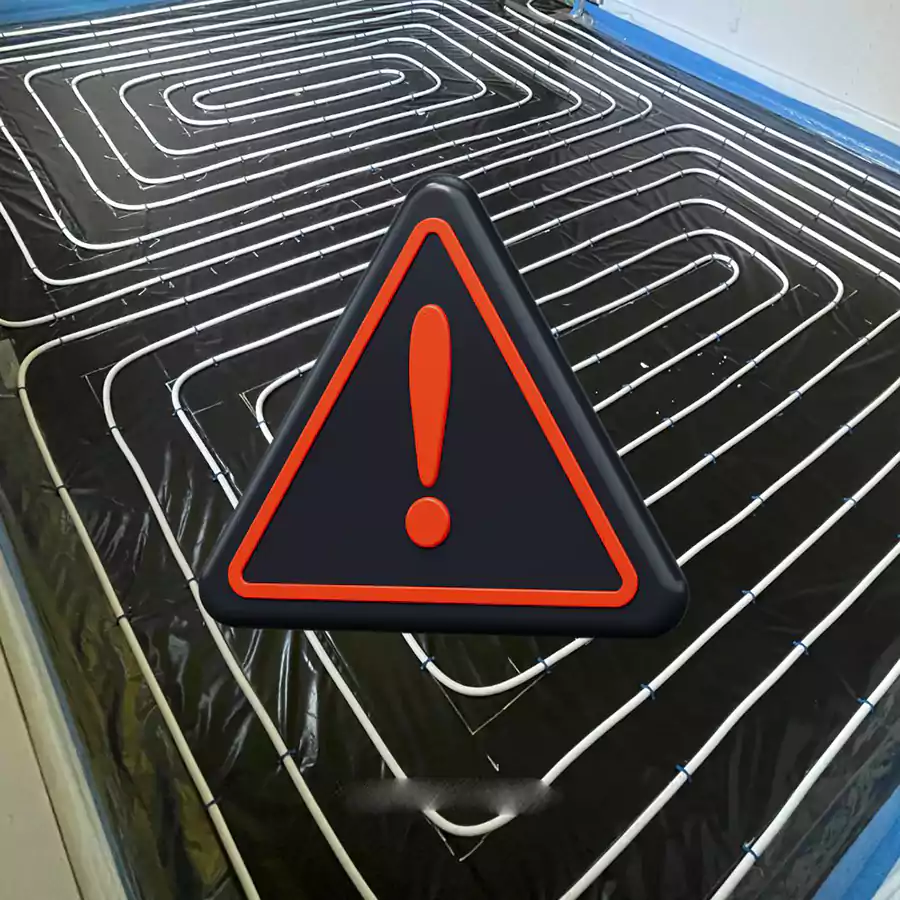 اشتباهات رایج در نصب گرمایش از کف