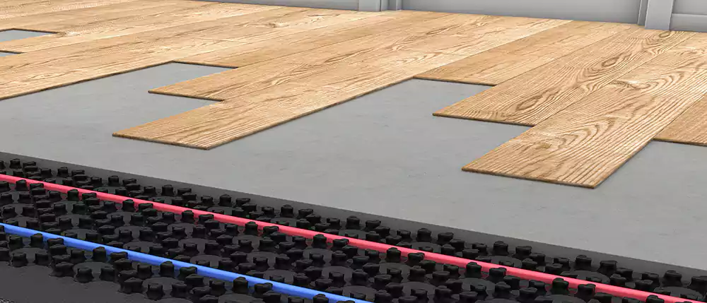 اجرای عایق حرارتی استاندارد در سیستم گرمایش از کف