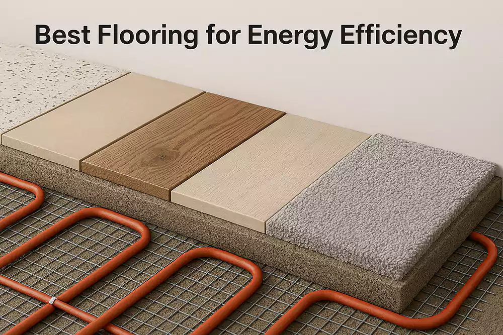 بهترین کفپوش برای افزایش راندمان گرمایش از کف