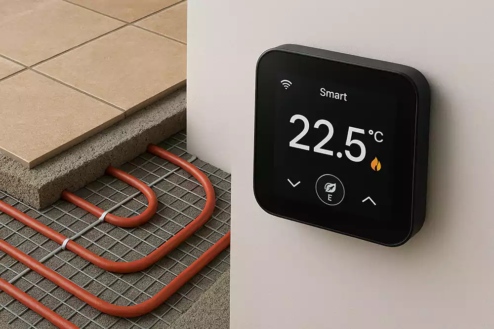 ترموستات هوشمند گرمایش از کف برای بهینه‌سازی مصرف انرژی