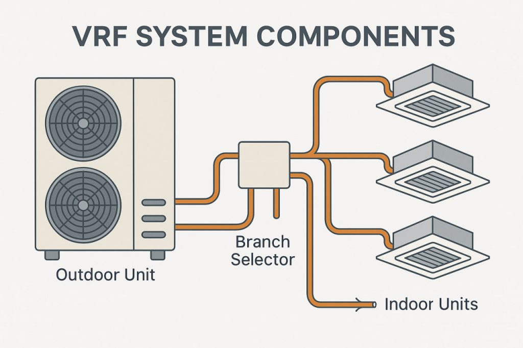 سیستم سرمایشی / گرمایشی VRF چیست؟