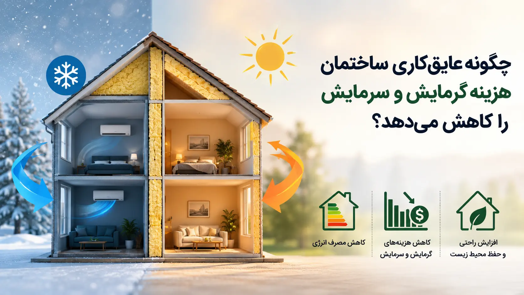 نقاط اصلی هدررفت انرژی در ساختمان